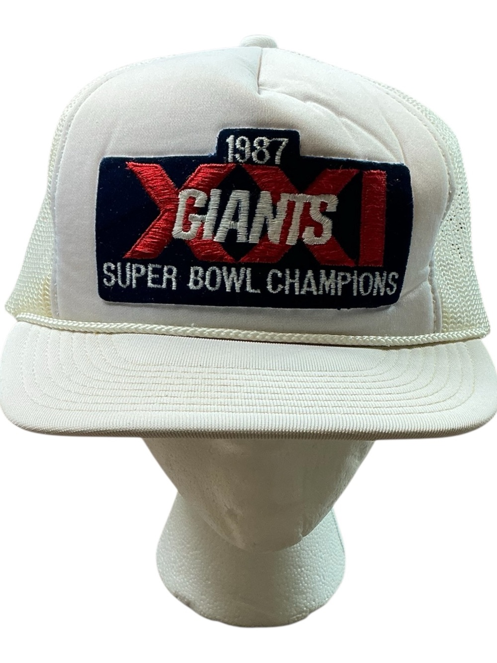 Vintage 1987 New York Giants Super Bowl XXI NFL Hanes snapback hat